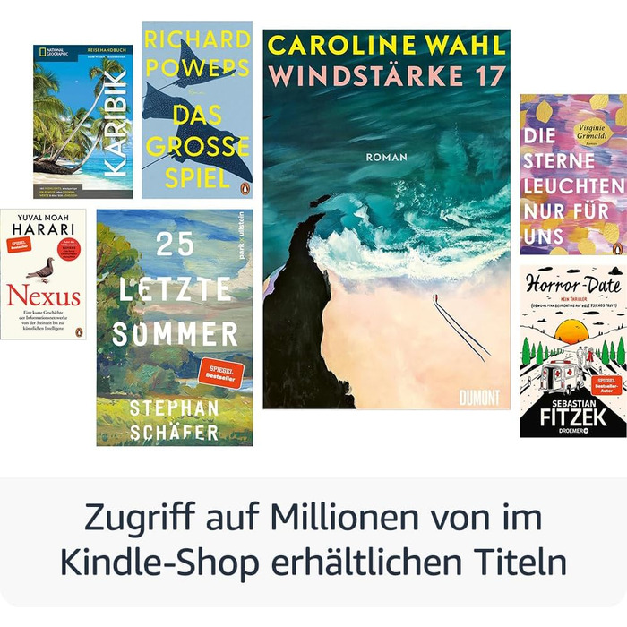 Amazon Kindle Colorsoft (останнє покоління) – з кольоровим дисплеєм та регульованим підсвічуванням – 16 GB без Kindle Unlimited