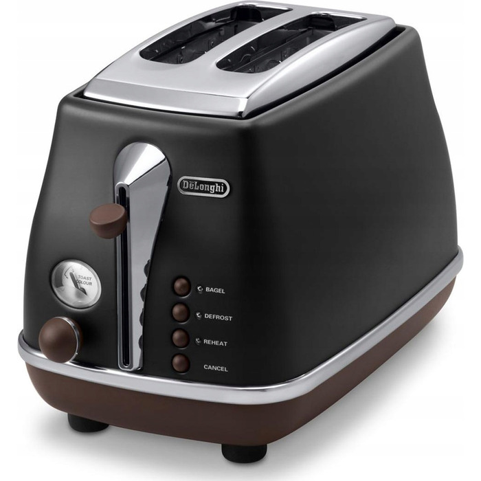 Тостер De'Longhi CTOV 2103.BK, чорний, 900 Вт