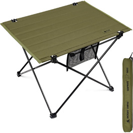 OneTigris CAMPMATE Стіл для кемпінгу складний, легкий, розкладний, вантажопідйомність до 30 кг для відпочинку на природі, піших прогулянок
