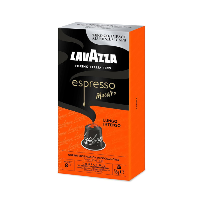 Кава Lavazza Espresso Maestro в капсулах для Nespresso Original, темне обсмажування, нотки какао та карамелі, 100 шт