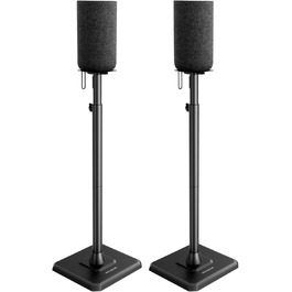 Підставка для колонок Perlegear PGSS12 - пара, регульована висота 83.8-106.7 см, для сателітів, з кабелеуправлінням, 6 кг