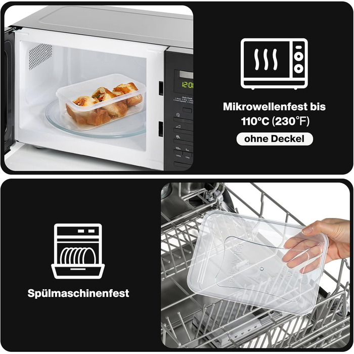 Набір контейнерів для зберігання YASHE SE-38PCS: 19 контейнерів та 19 кришок, BPA-Free, для кухні