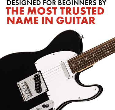 Електрогітара Squier Debut Telecaster, кленова накладка грифа, біле пікгард, чорний колір