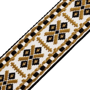 Гітарний ремінь Levy's Leathers Jacquard Weave Hootenanny, шкіра жаккард