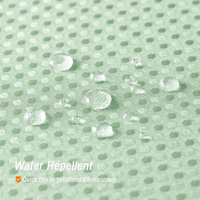 Драбина для душу Gibelle, 183 x 213 см, вафельна текстура, текстильний, водонепроникний, для прання в пральній машині, фіолетовий (м'ятно-зелений)