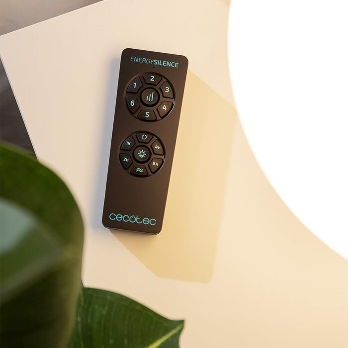 Стеляний вентилятор Cecotec EnergySilence Aero 470, 55 Вт, з пультом керування, діаметр 106 см, 3 лопаті, 3 швидкості, чорний, функція зими (діаметр 132 см, сірий)