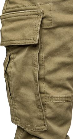 Чоловічі штани карго чинос джинси Herren R7020 оливкового кольору, розмір 33W