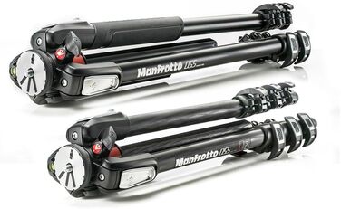 Штатив Manfrotto MT055XPRO3 з алюмінію, 3 секції – для DSLR, компактних та беззеркальних камер, чорний