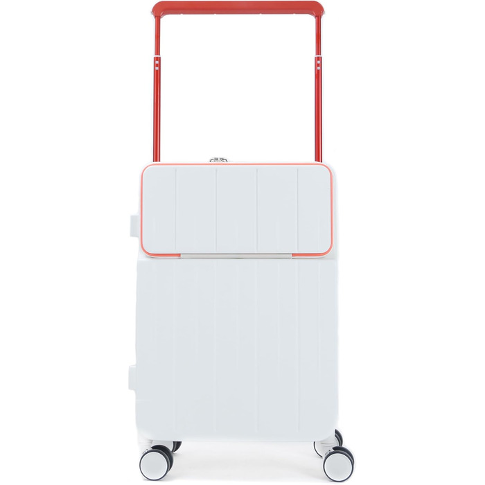 Тролей для подорожей Gorilla Hartschalen з відділенням для ноутбука та TSA замком (білий)