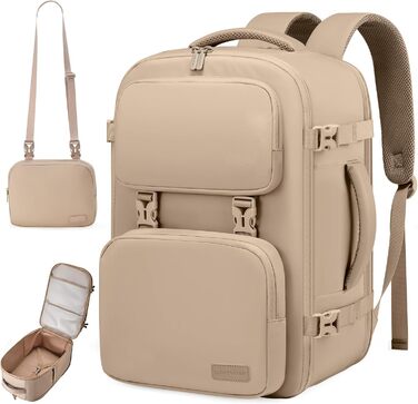 LOVEVOOK Рюкзак для ручної поклажі, 40L, жіночий, для ноутбука 17.3