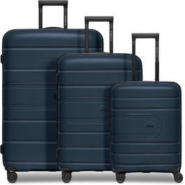 Набір валіз REDOLZ Essentials 11 Trolley Set 3-teilig Midnight Blue (56 см) – розширюваний