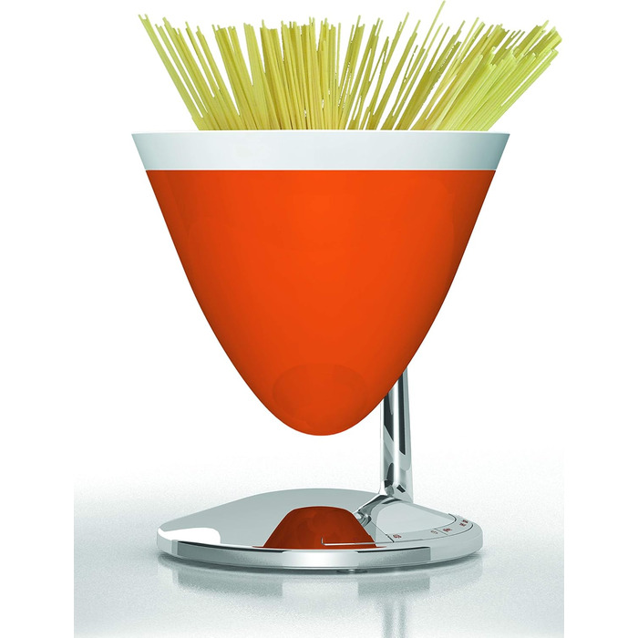 Кухонні ваги Bugatti Uma з таймером, електронним дисплеєм та знімною чашею (Оранжевий)