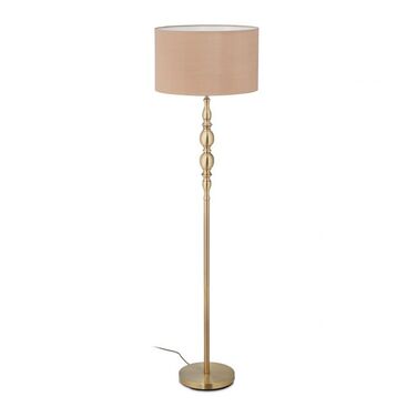 Relaxdays Standing Lamp Living Room Beige