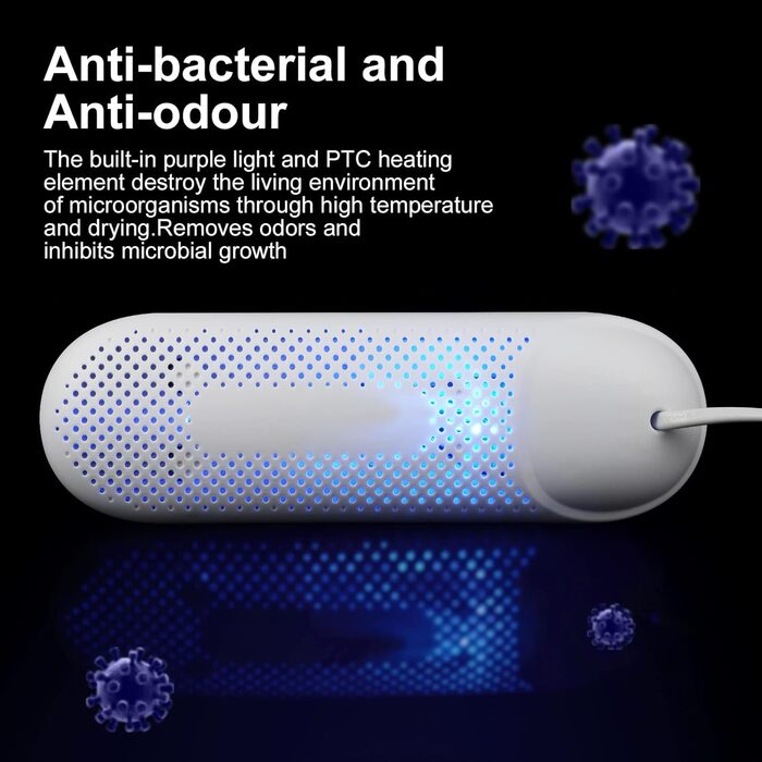 Електричний сушильник для взуття Flintronic - 3 режими, таймер, для черевиків, рукавиць, шкарпеток (EU-штекер)