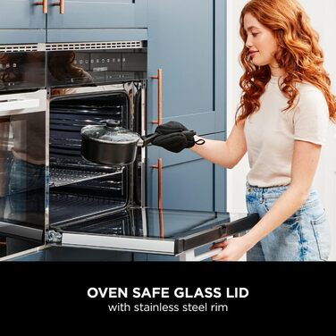 Набір сковорідок Ninja ZEROSTICK Classic (5 предметів): антипригарне покриття, індукційні, до 180°C