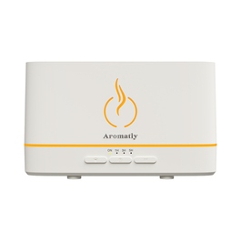 Ультразвуковий зволожувач повітря Aromatly Flame 2, білий, 20 мл/год