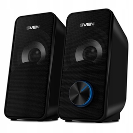 Комплект акустичних колонок 2.0 SVEN 335, 6 Вт, чорний