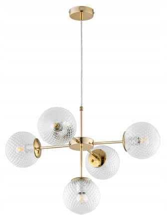 Підвісна люстра Elko-Lighting Stella — 5 точок освітлення, цоколь E27