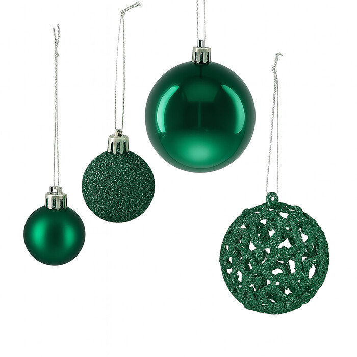 Relaxdays Set of 50 Christmas Baubles