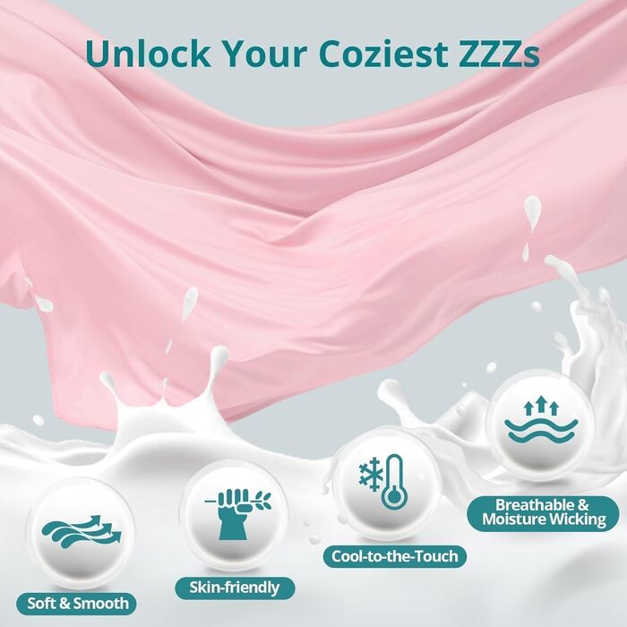 Подушка для вагітних Sasttie U-подібної форми, охолоджуюча, 145 см, знімний чохол, рожева