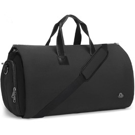 Чохол для одягу BUG Garment Bags: трансформується в дуфіль-сумку, з відділенням для взуття, для подорожей, 2 в 1, великий, чорний