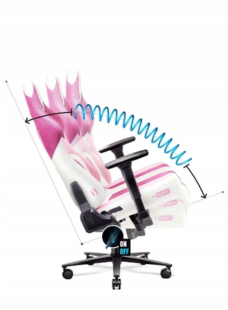 Ігрове крісло Diablo Chairs X-Player 2.0, тканина, біле