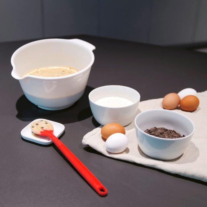 Дріт для збивання Dr. Oetker з нержавіючої сталі, ручка-гачок, червоний, 1 шт.