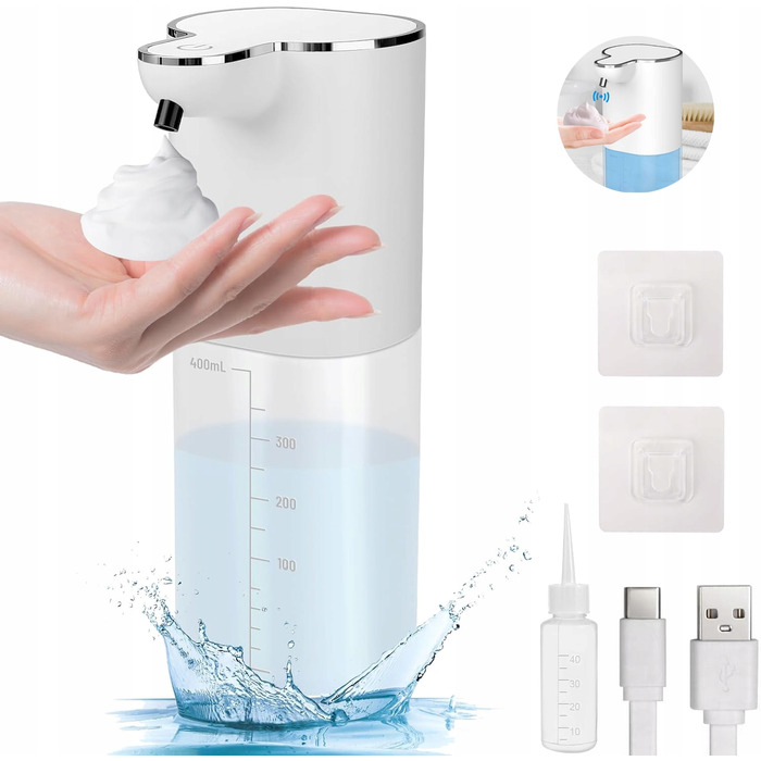 Автоматичний безконтактний дозатор для рідкого мила, великий, 4 режими, 400 мл