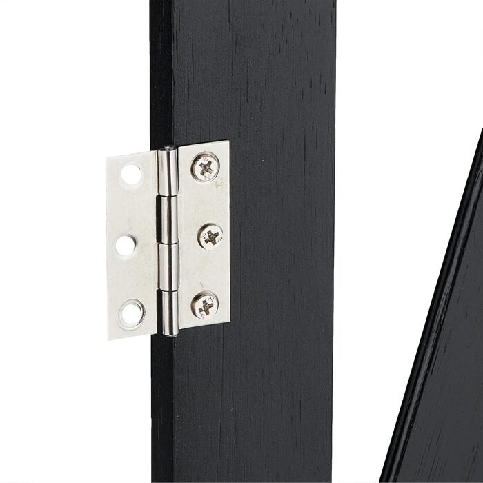 Захисне ворота для собак Relaxdays, розтягується до 108,5 см, висота 47,5-60 см, чорний (L)