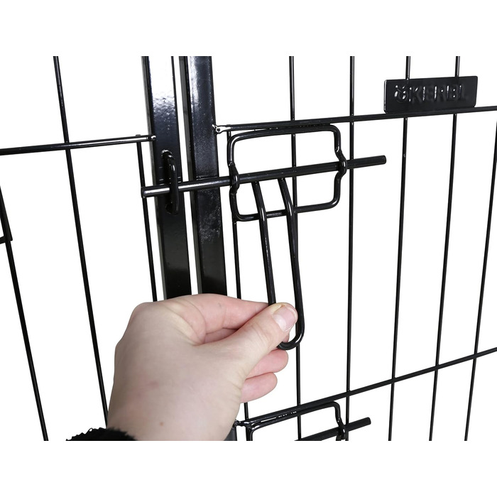 Кізочок Kerbl для собак та цуценят 77x80 см, 8 елементів, з дверцятами