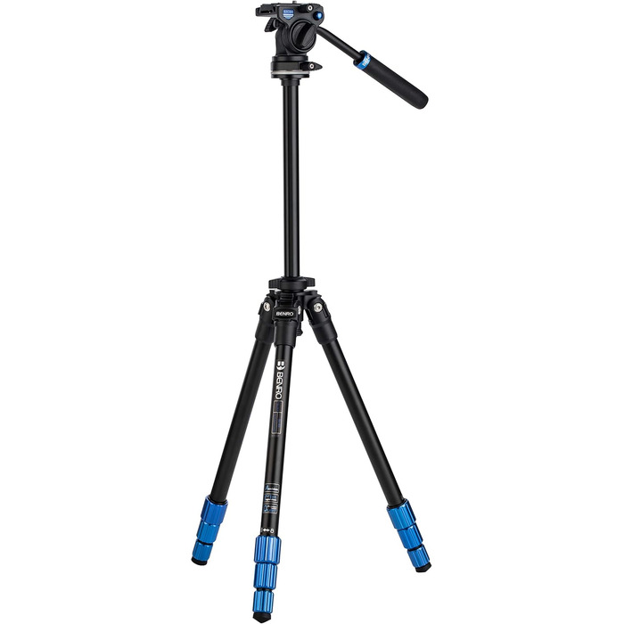 Відеоштатив Benro Slim Video Kit (TSL08AS2CSH) алюмінієвий, набір для зйомки відео