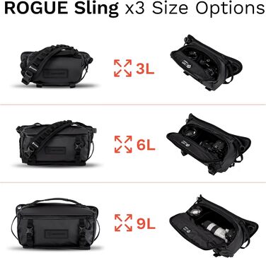 Слінг-рюкзак WANDRD Rogue Y7-87G8-43G8 Sedona Orange 3л - Водонепроникний, легкий, регульований
