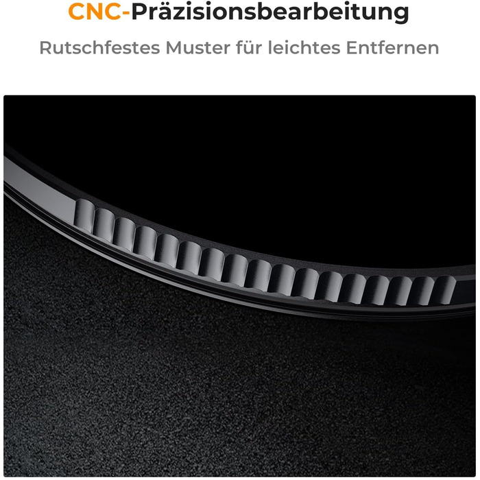 Фільтр K&F Concept Nano-X Serie 82mm ND1000000 - нейтральний фільтр (20 ступенів затемнення) для фотографії небесних явищ