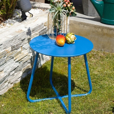 Кавовий столик GRAND PATIO, металевий, кругла стільниця Ø 45см