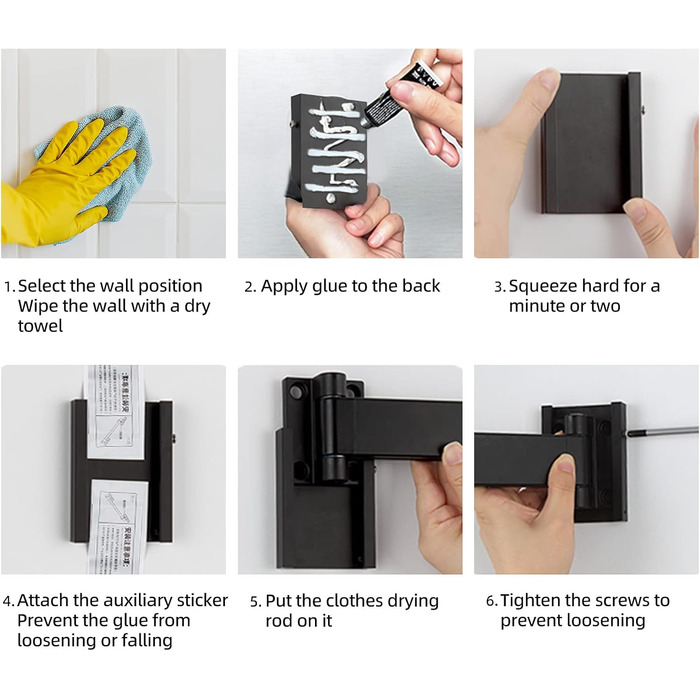 Настінна сушарка для білизни, розкладна, 3-секційна, 120 см (50 дюймів у складеному стані), біла. Максимальне навантаження: 150 фунтів (68 кг). Підходить для невеликих осель.