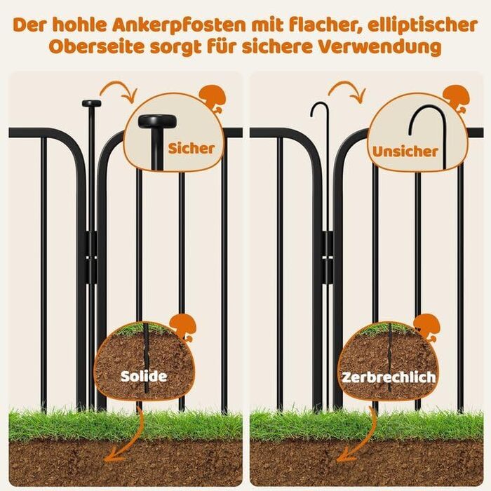 Вольєр для цуценят Yaheetech 24-секційний з замком, тихі труби, захист для підлоги, посилені металеві дроти, 80 см, для квартири та саду