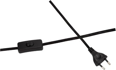 Настільна лампа Pauleen 48158 Crystal Gloom з кришталевим декором, антрацитова, E27, 40W, димчасте скло/латунь