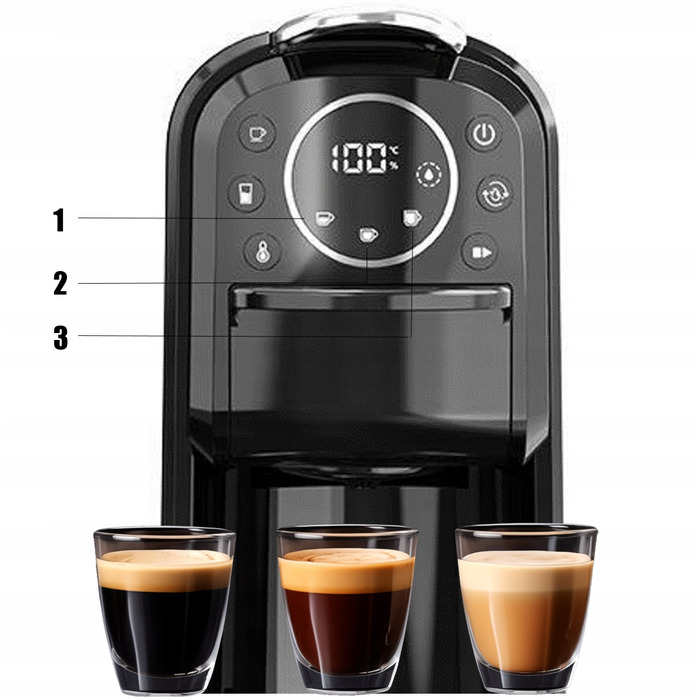 Капсульна кавомашина Nespresso Dolce Gusto 3в1, 1400 Вт, 20 бар