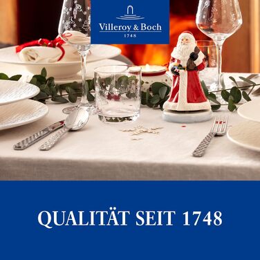 Villeroy & Boch – Boston Cutlery Set, 30 Pieces, 6 Place Settings, Dishwasher Safe, Stainless Steel, Flatware Set, Dinnerware Set, Fork, Knife, 30-Piece Cutlery Set, Stainless Steel Cutlery Set