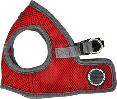 Шлейка для собак Puppia Soft Vest Harness B II Weinrot XL, червона, 110 г