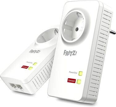 Набір FFRITZ!Powerline 1220: 1200 Мбіт/с, 2x Gigabit LAN, для NAS та HD-Streaming