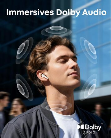 Soundcore Liberty 5 - бездротові навушники з активним шумозаглушенням (ANC), білі