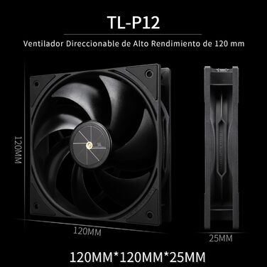 Thermalright Assassin X 120R Black - Кулер для CPU з цифровим дисплеєм, підтримка AM4/AM5, Intel LGA1851/1700/1150/1151/1200