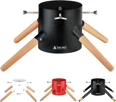 Підставка для ялинки Tree Nest - міцна та надійна, для ялин з діаметром стовбура до 15 см та висотою до 3,5 м. Білий колір, з резервуаром для води.