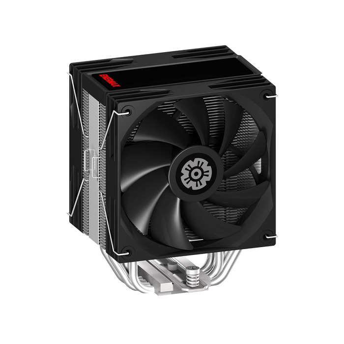 Кулер для CPU ENERMAX ETS-T41 з 2 вентиляторами 120mm PWM, гідравлічний підшипник, 4 теплові трубки, TDP 200W+, сумісний з AMD AM5/AM4 та Intel LGA1851/1700/115x