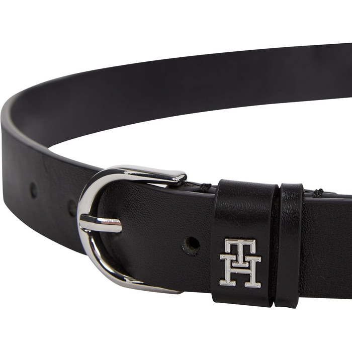 Ремінь жіночий Tommy Hilfiger Essential Effortless 2.5 Sv AW0AW17279, регульований, чорний (1 шт.)