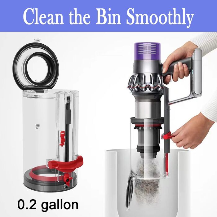 Dyson V12 Detect Slim & V10 Digital Slim Dust Bin Replacement Part - Compatible with 965272-01