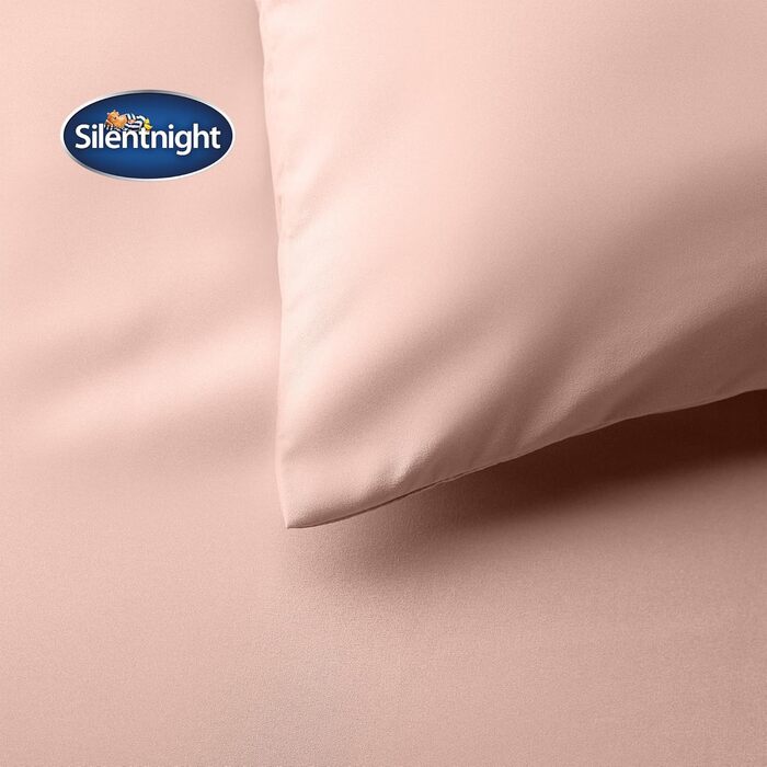 Комплект постільної білизни Silentnight Superweiches: комфорт та ніжність, мікрофібра з кнопковою застібкою, стиль та зручність для односпального ліжка