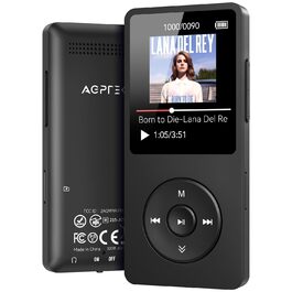 MP3 плеєр AGPTEK 32GB Bluetooth 5.3, 1.8