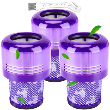 Фільтр для пилососа Dyson V11/V15 (3 шт) - Оригінальний HEPA фільтр 970013-02 для Dyson SV14, SV17, SV22 Detect Animal
